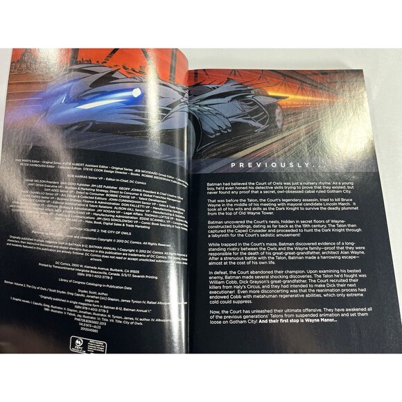 The New 52 Batman Vol. 2: The City of Owls 2013 Trade Paperback - Picture 5 of 12